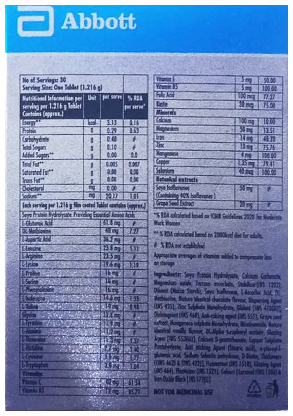 Follihair A Tablets Gluten Free | Hair Nourishment Supplement | Abbott-6