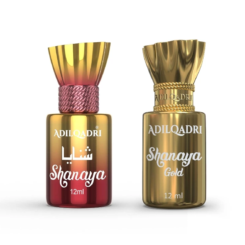 AdilQadri Shanaya Gold & Shanaya Attar Combo