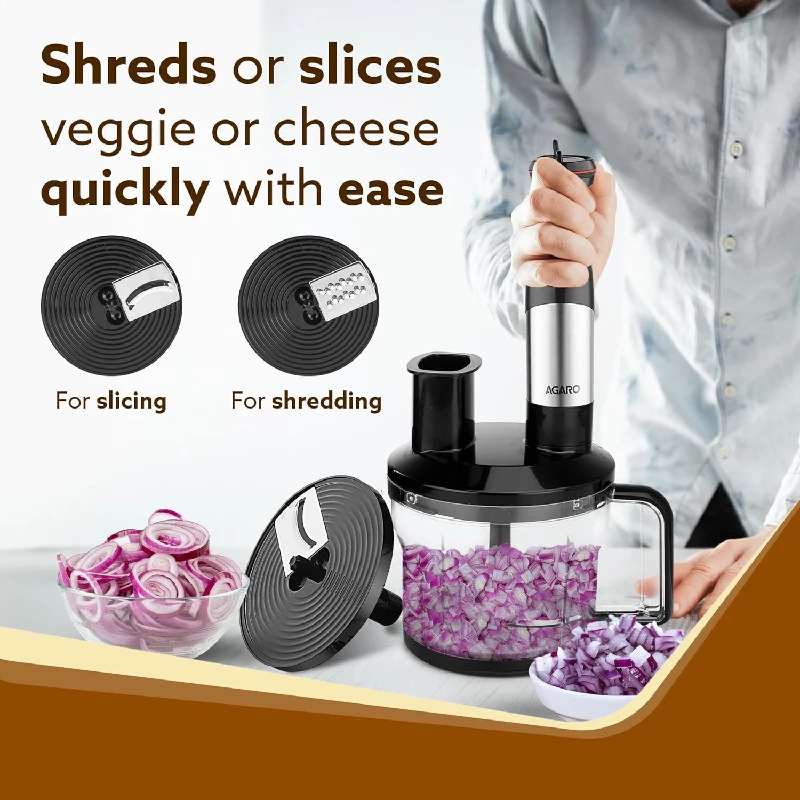 Agaro 1000 Watts Grand Plus 6 in 1 Hand Blender - Image 3