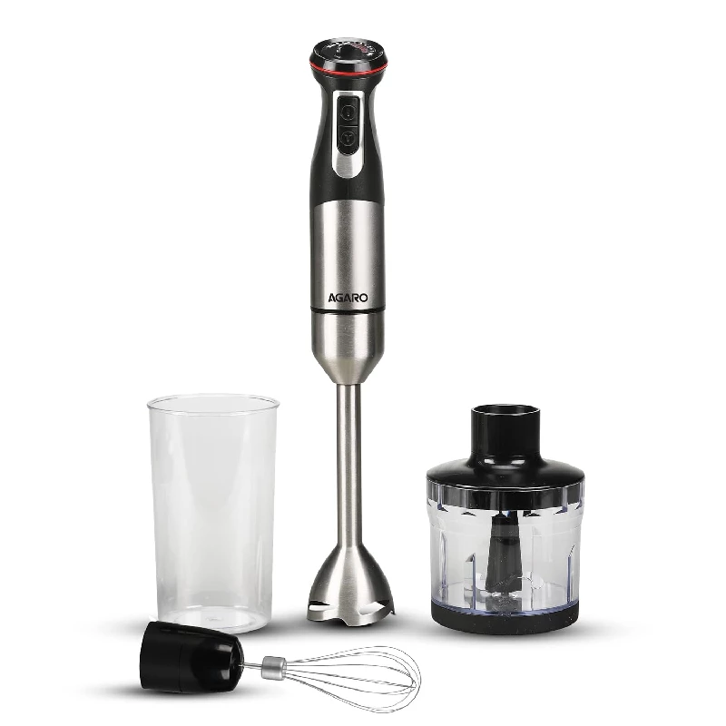 Agaro Grand 1000 Watts Hand Blender With Chopper Agaro Grand 1000 Watts Hand Blender With Chopper-Pack Size-Combo of 2