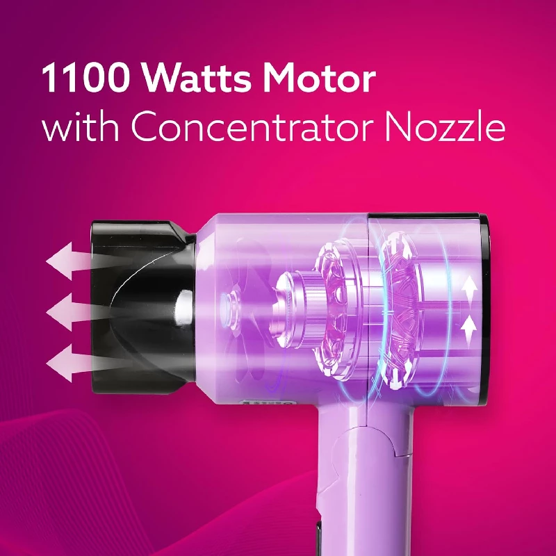 Agaro Hair Dryer Foldable-Purple - Image 3