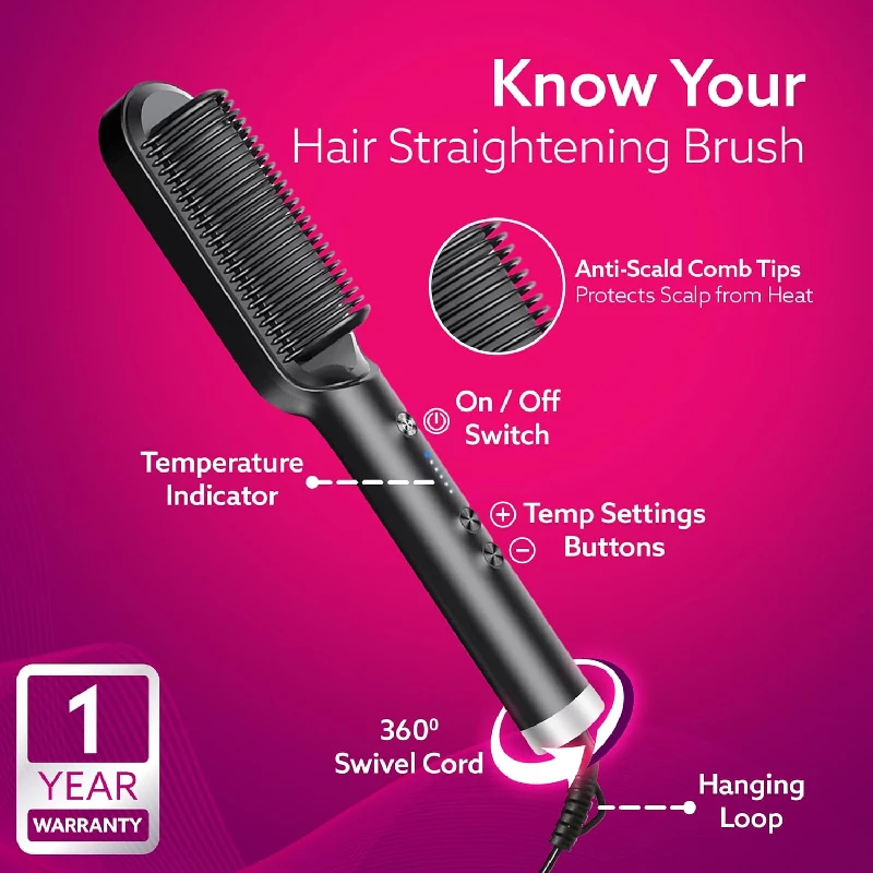 Agaro Hair Straightening Brush - Image 4