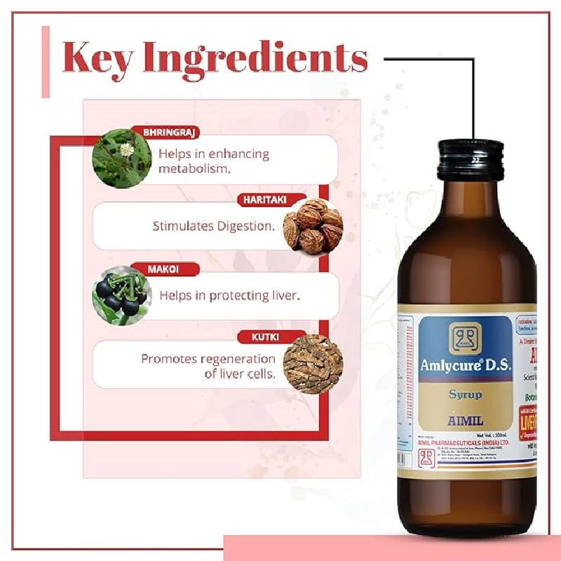 Aimil Amlycure DS Syrup  Stomach Care - Image 3