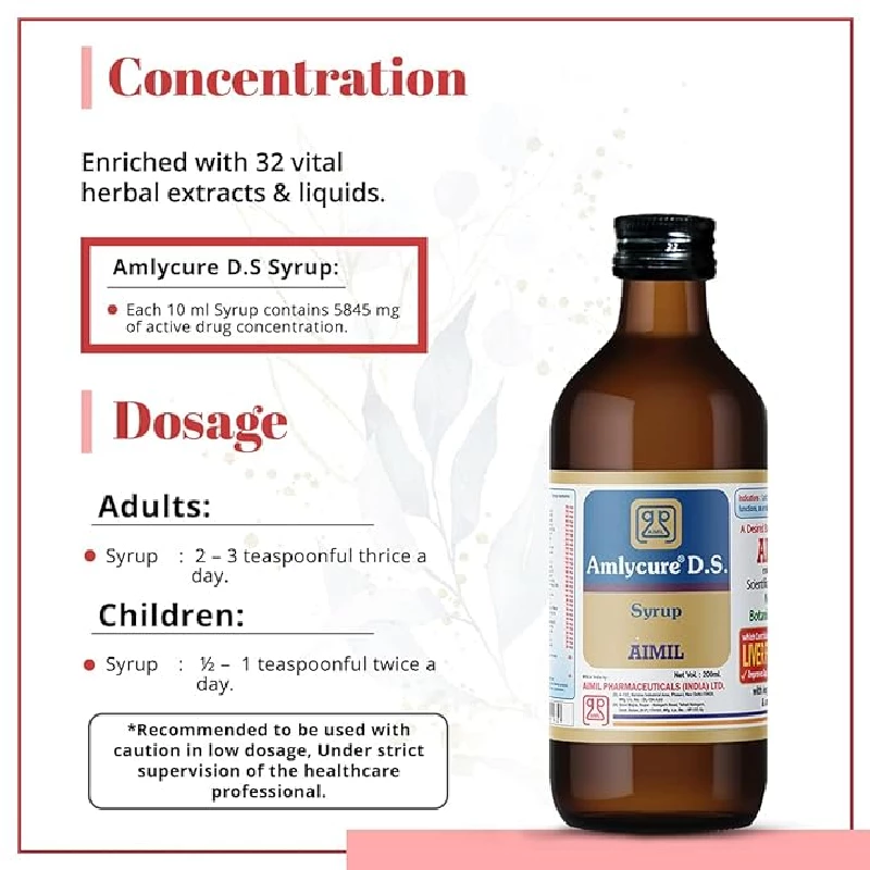 Aimil Amlycure DS Syrup  Stomach Care - Image 4