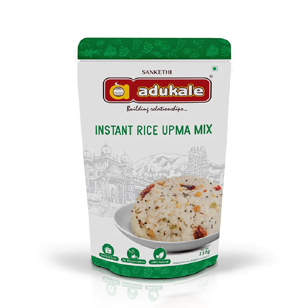 Akki Tari Upma (Rice Upma) | A South Indian Breakfast | Adukale Akki Tari Upma (Rice Upma) | A South Indian Breakfast | Adukale-Pack Size-250 g