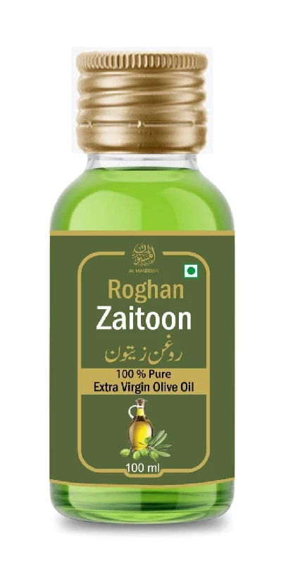 Al Masnoon Roghan Zaitoon Extra Virgin Olive Oil Al Masnoon Roghan Zaitoon Extra Virgin Olive Oil-Pack Size-100 ml
