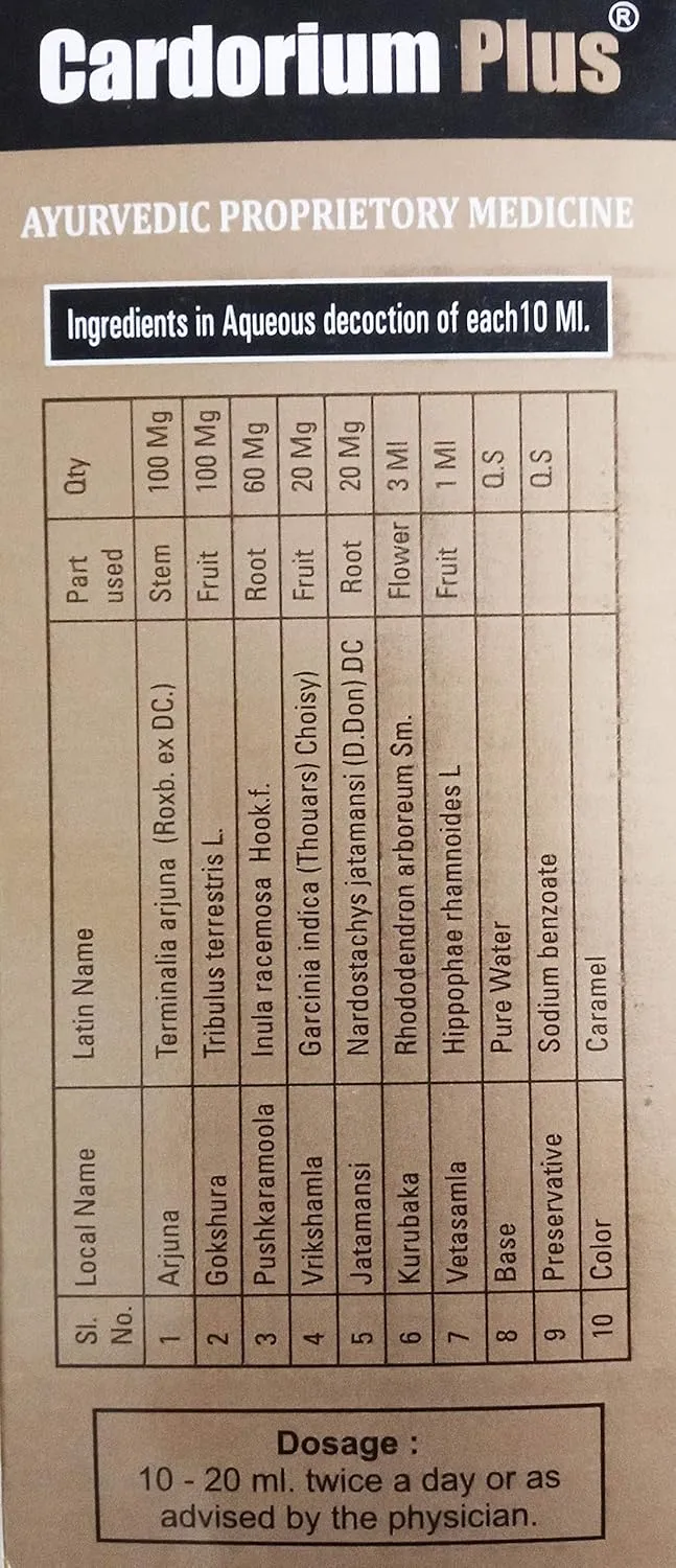 Alakananda Herbals Cardorium Plus Ayurvedic Syrup - Image 3