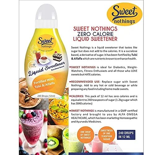 Alfa Omega Sweet Nothings Liquid Sweetener - Image 5