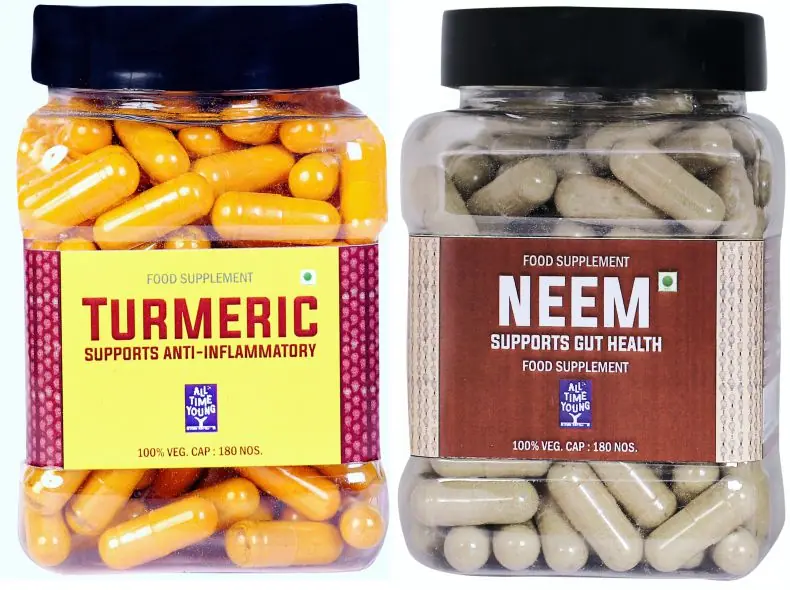 All Time Young Neem + Turmeric – Natural Detox & Immunity Support