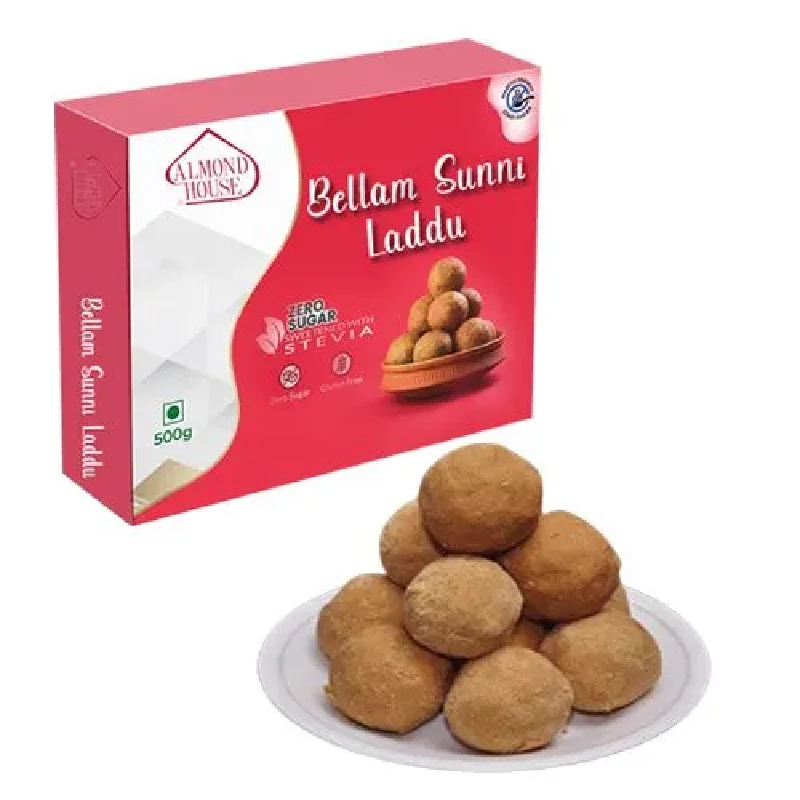 Almond House Bellam Sunni Laddu | Traditional Jaggery Urad Dal Sweet | Authentic South Indian Mithai-2
