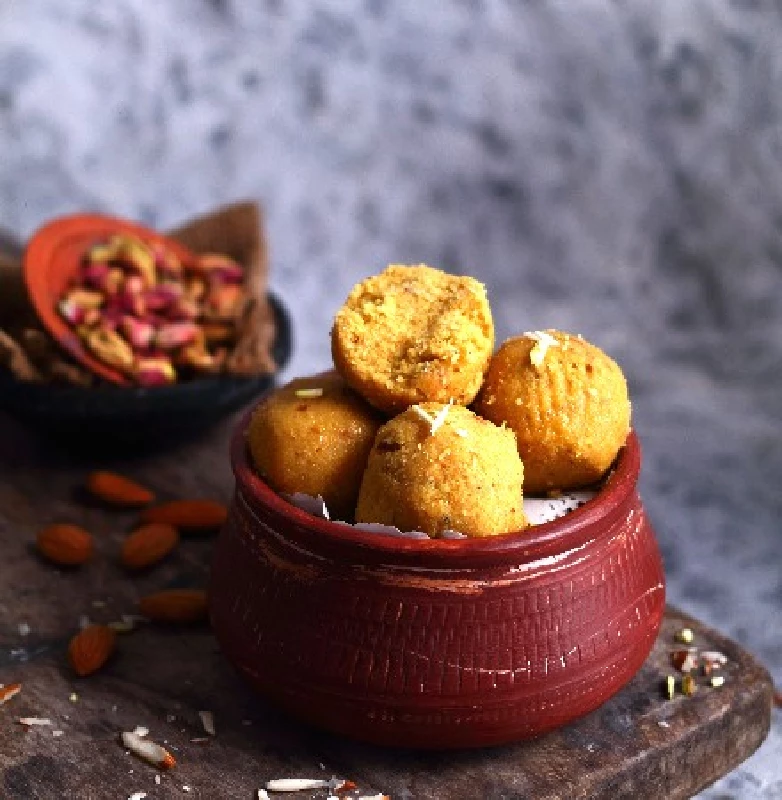 Almond House Besan Laddu - Image 1