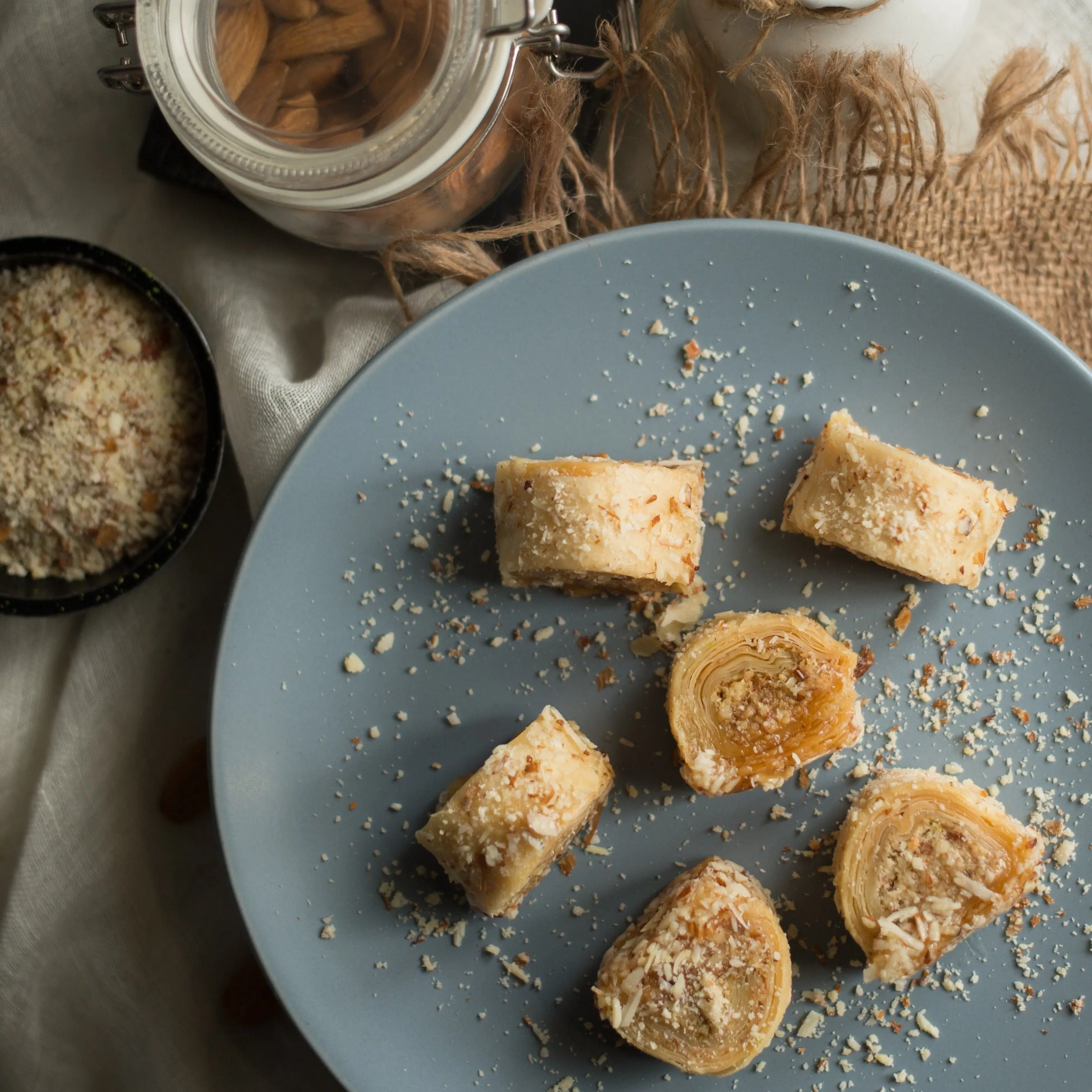 Almond House Flaky Almond Turkish Roll - Image 1