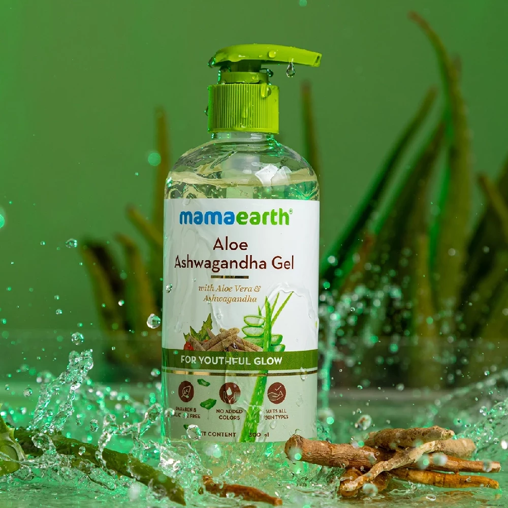 Aloe Ashwagandha Gel with Aloe Vera & Ashwagandha for a Youthful Glow - Image 2