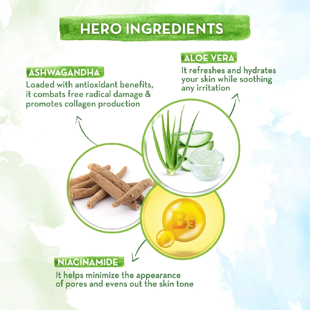 Aloe Vera Day Cream with Aloe Vera & Ashwagandha for a Youthful Glow - Image 4