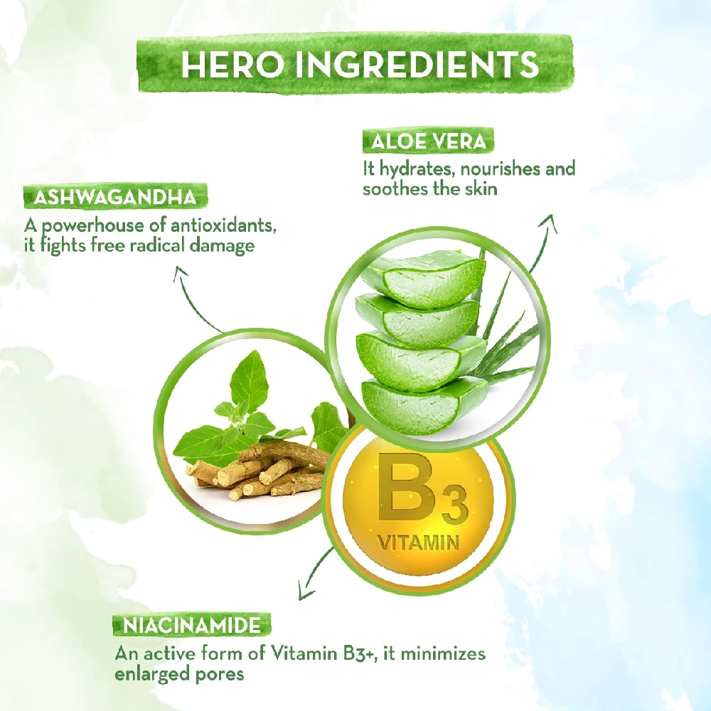 Aloe Vera Face Serum with Aloe Vera & Ashwagandha for a Youthful Glow - Image 4