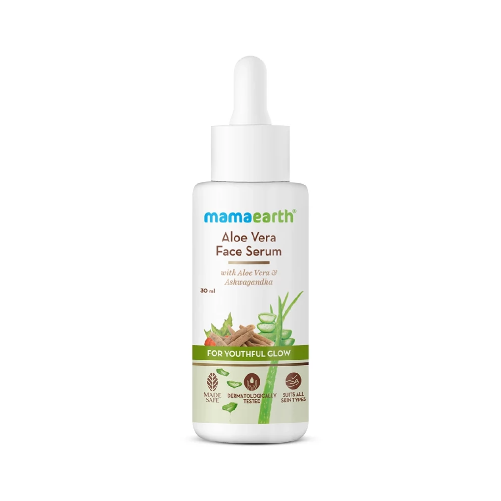 Aloe Vera Face Serum with Aloe Vera & Ashwagandha for a Youthful Glow - Image 9