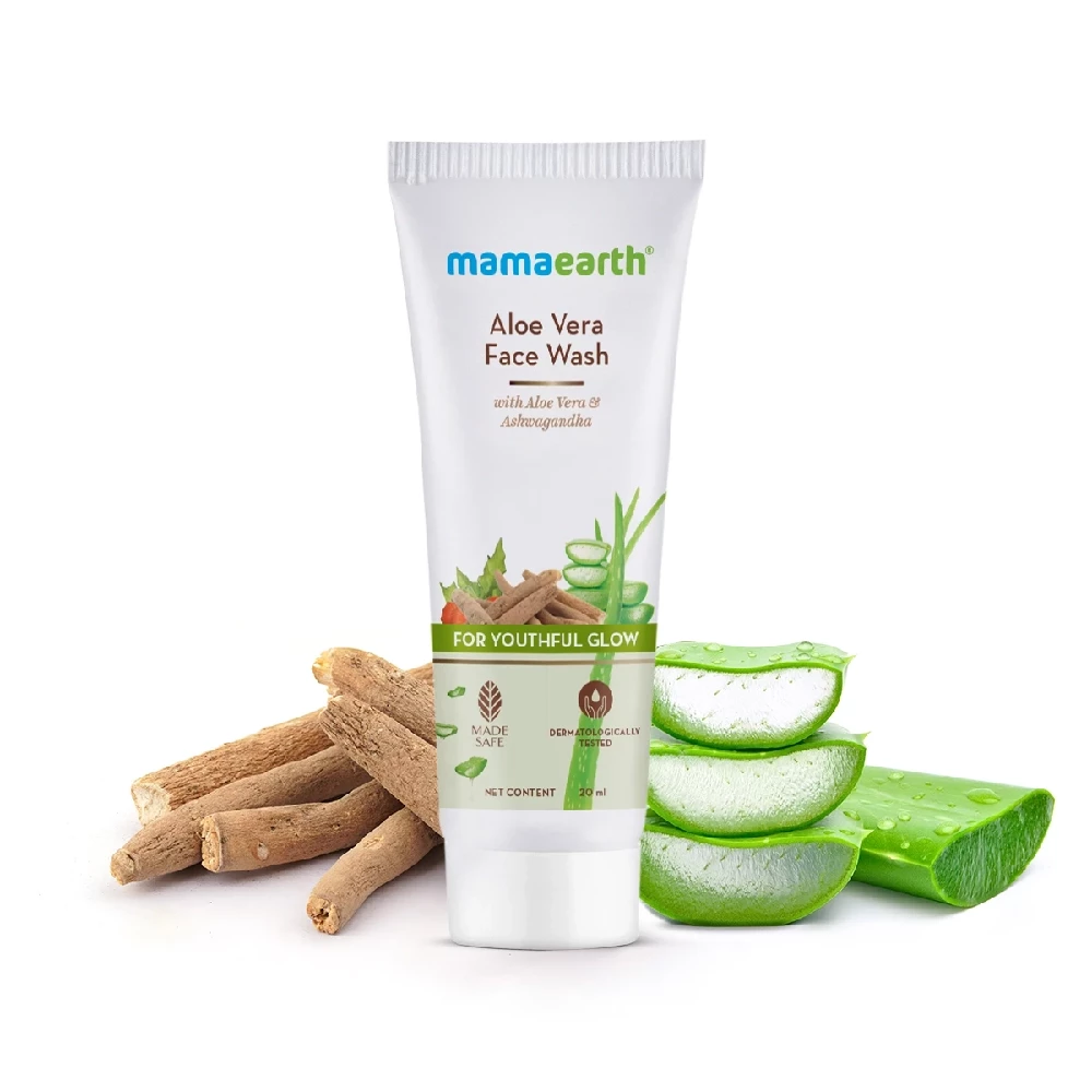 Aloe Vera Face Wash with Aloe Vera & Ashwagandha for a Youthful Glow - Image 9