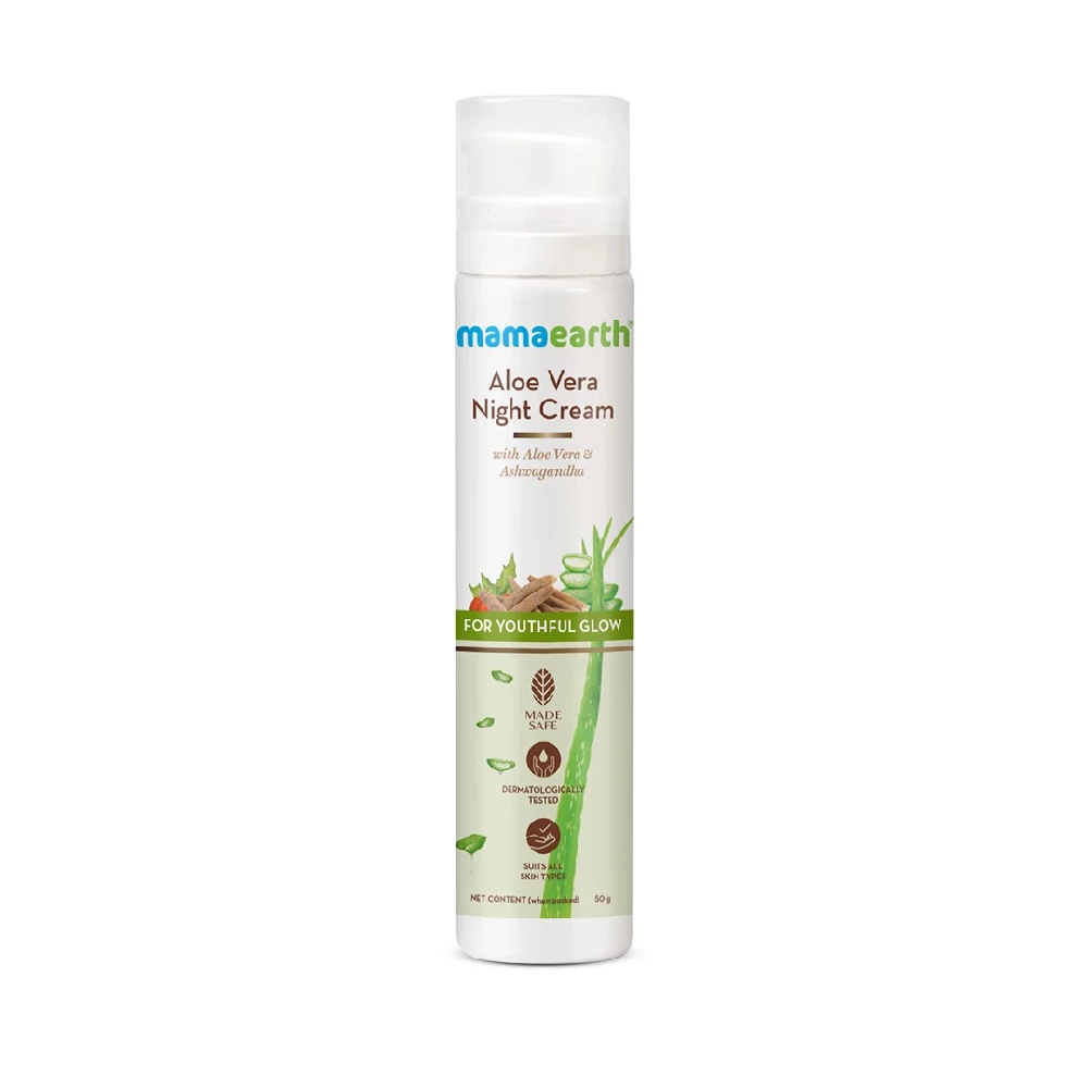 Aloe Vera Night Cream with Aloe Vera and Ashwagandha for a Youthful Glow - Image 9