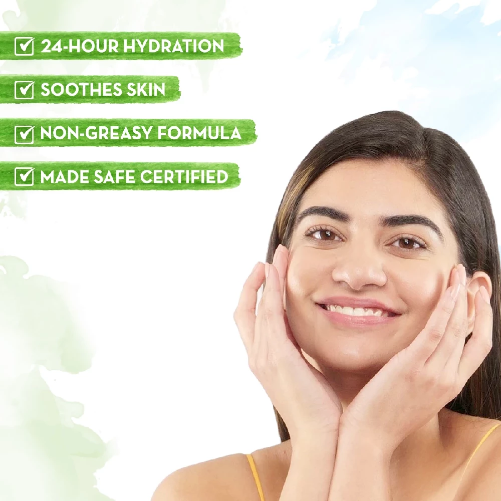 Aloe Vera Oil-Free Face Moisturizer with Aloe Vera & Ashwagandha for a Youthful Glow - Image 2