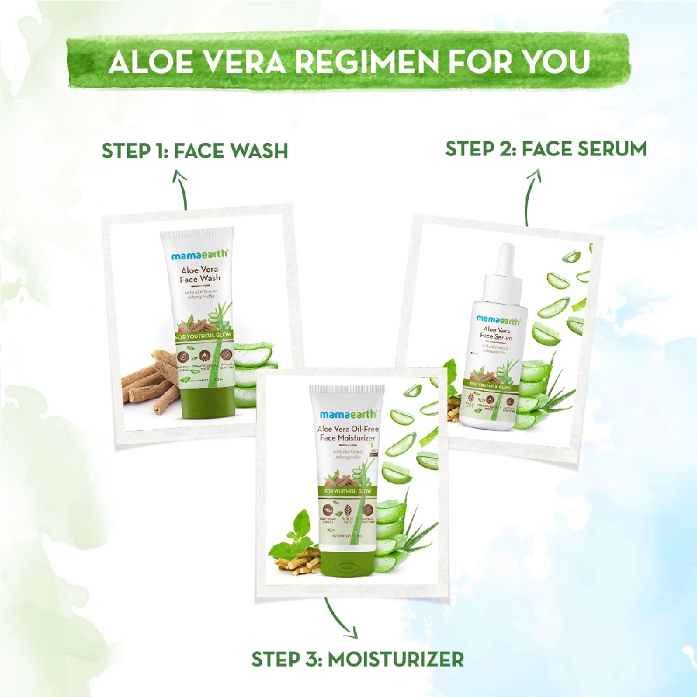 Aloe Vera Oil-Free Face Moisturizer with Aloe Vera & Ashwagandha for a Youthful Glow - Image 5