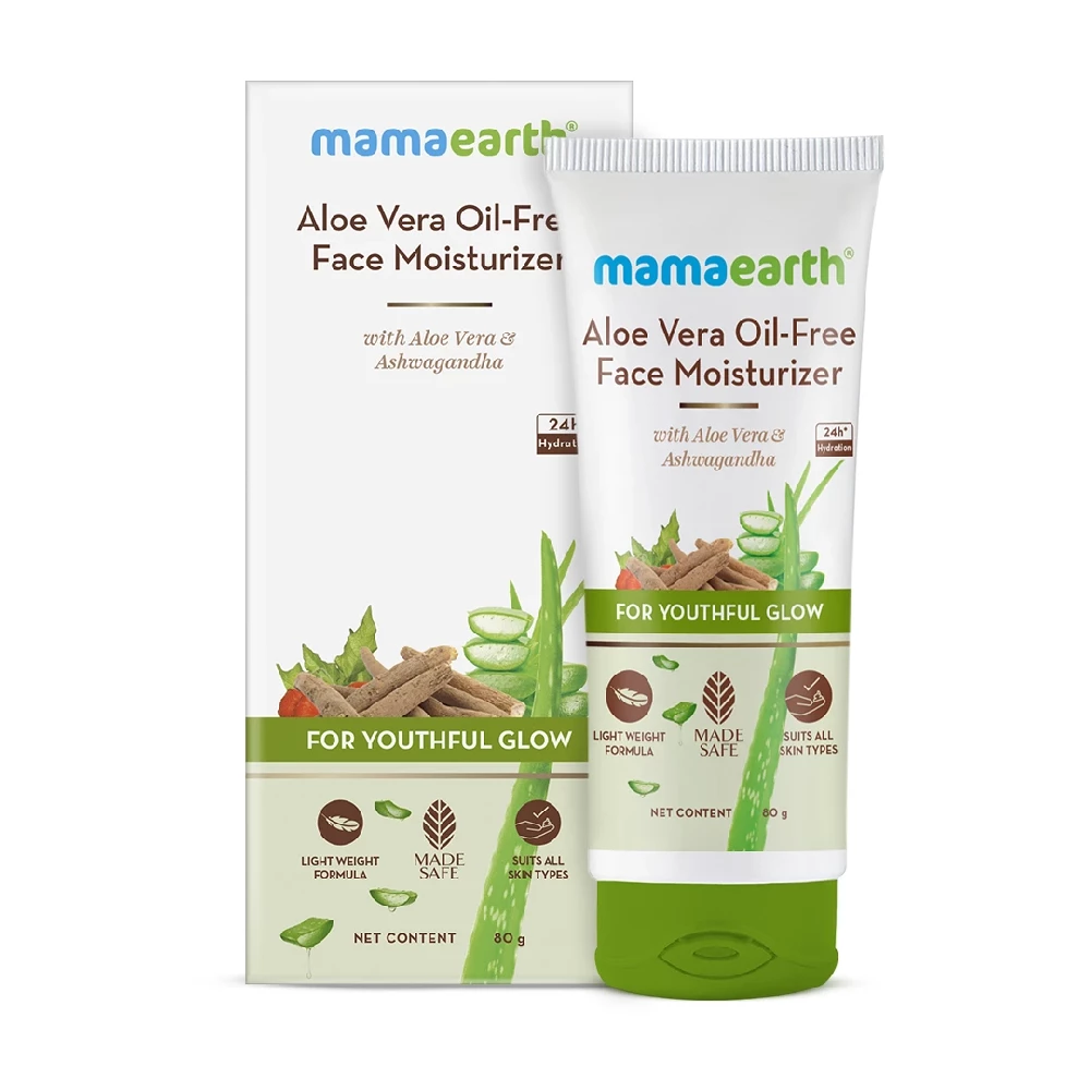 Aloe Vera Oil-Free Face Moisturizer with Aloe Vera & Ashwagandha for a Youthful Glow - Image 7