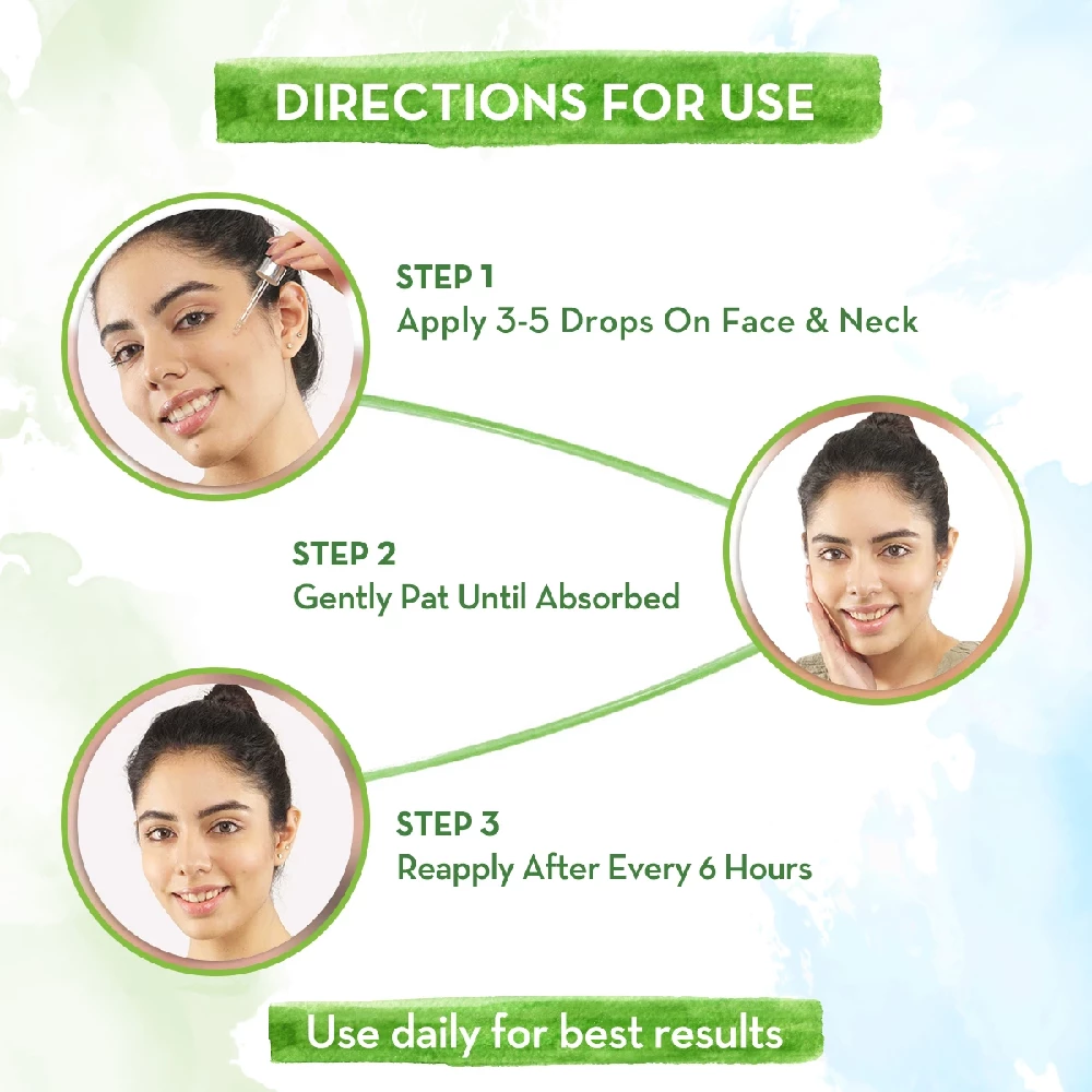 Aloe Vera Sunscreen Face Serum with Aloe Vera & Ashwagandha for UVA & B Protection - Image 4
