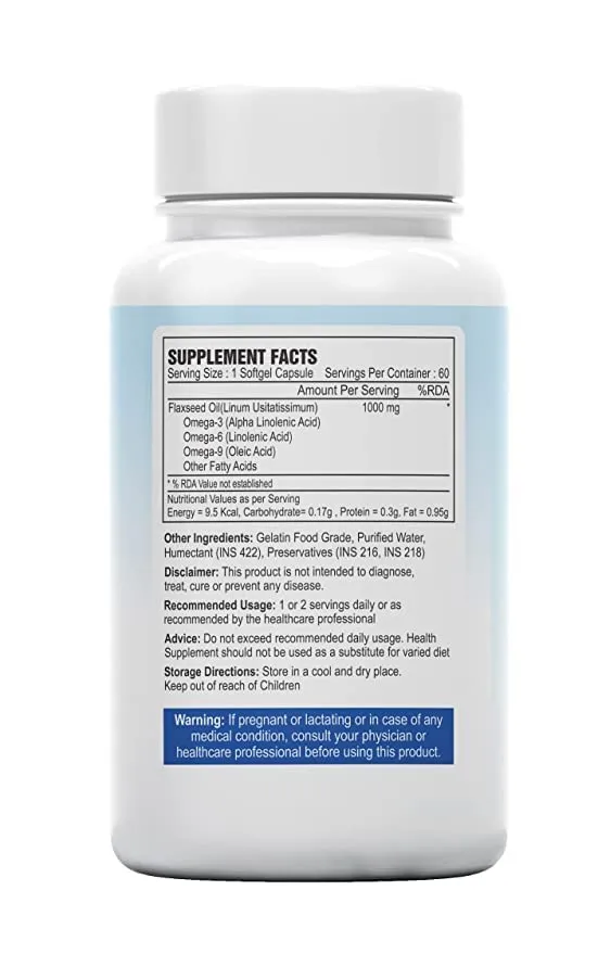 Alpspure Nutra Flaxseed Oil Capsules - Image 2