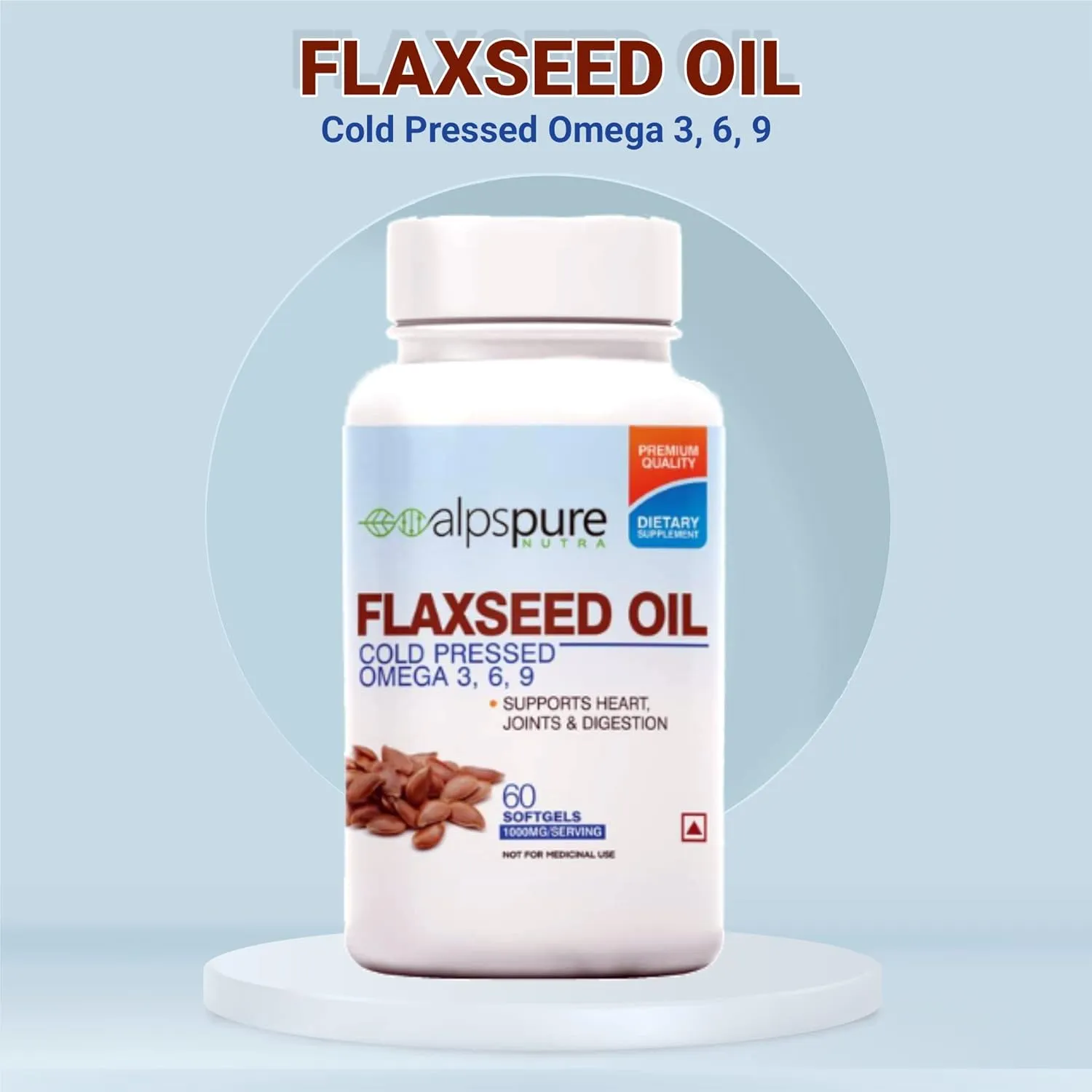 Alpspure Nutra Flaxseed Oil Capsules - Image 5