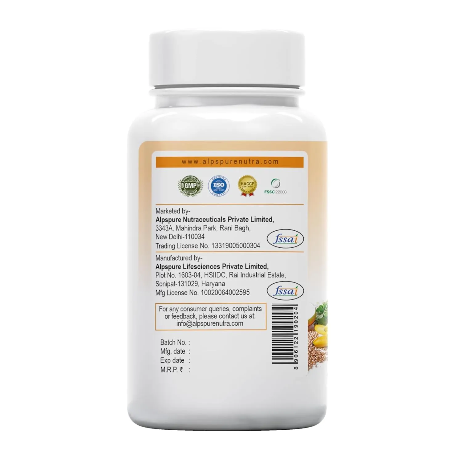 Alpspure Nutra Magnesium Glycinate Capsules - Image 3