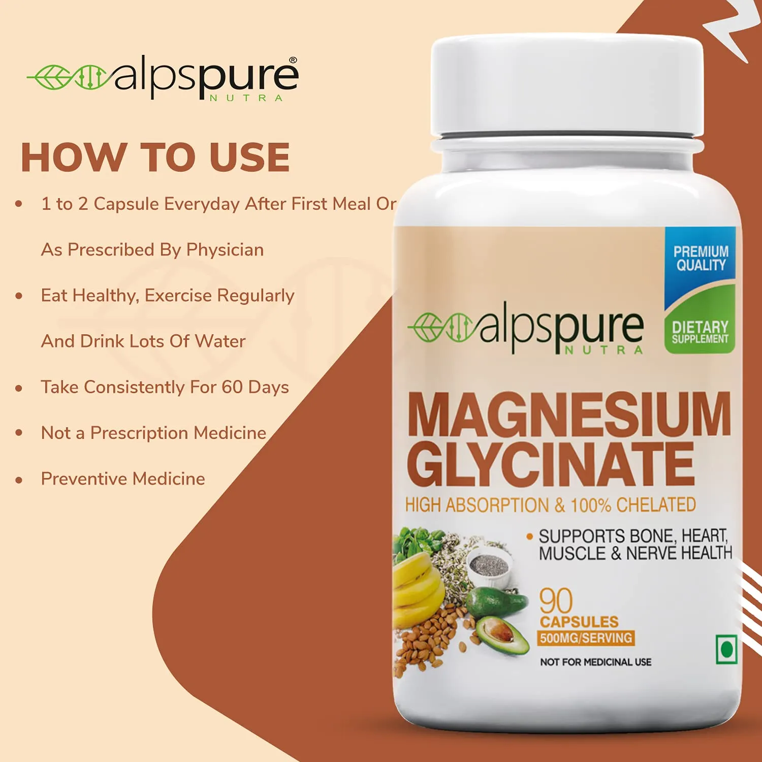 Alpspure Nutra Magnesium Glycinate Capsules - Image 4