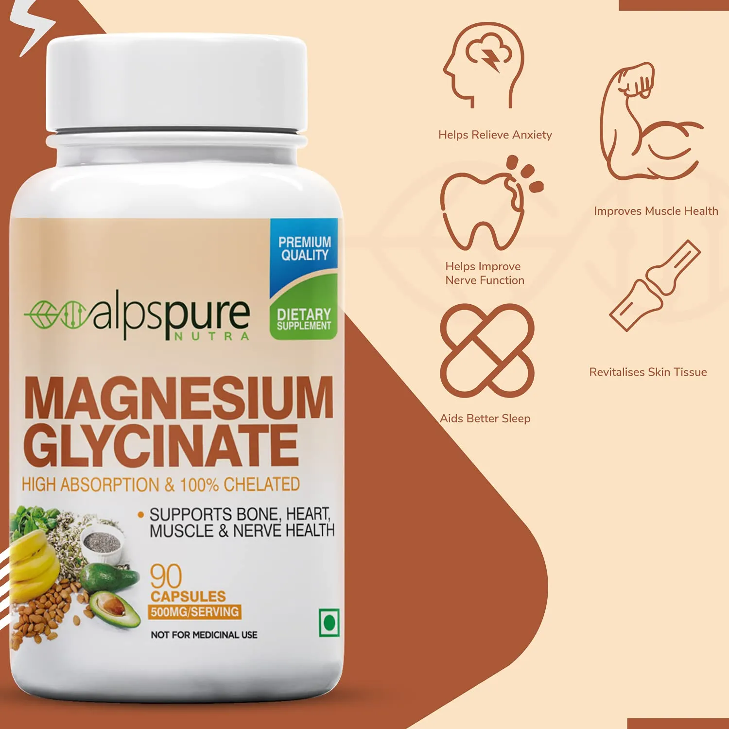 Alpspure Nutra Magnesium Glycinate Capsules - Image 7