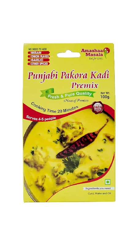 Amashaa Masala Punjabi Kadi Pakora Premix Amashaa Masala Punjabi Kadi Pakora Premix-Pack Size-100 g