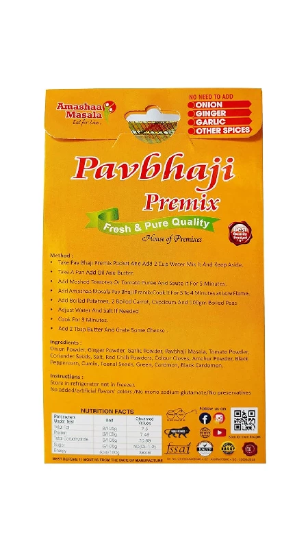 Amashaa Masala Pav Bhaji Premix - Image 2