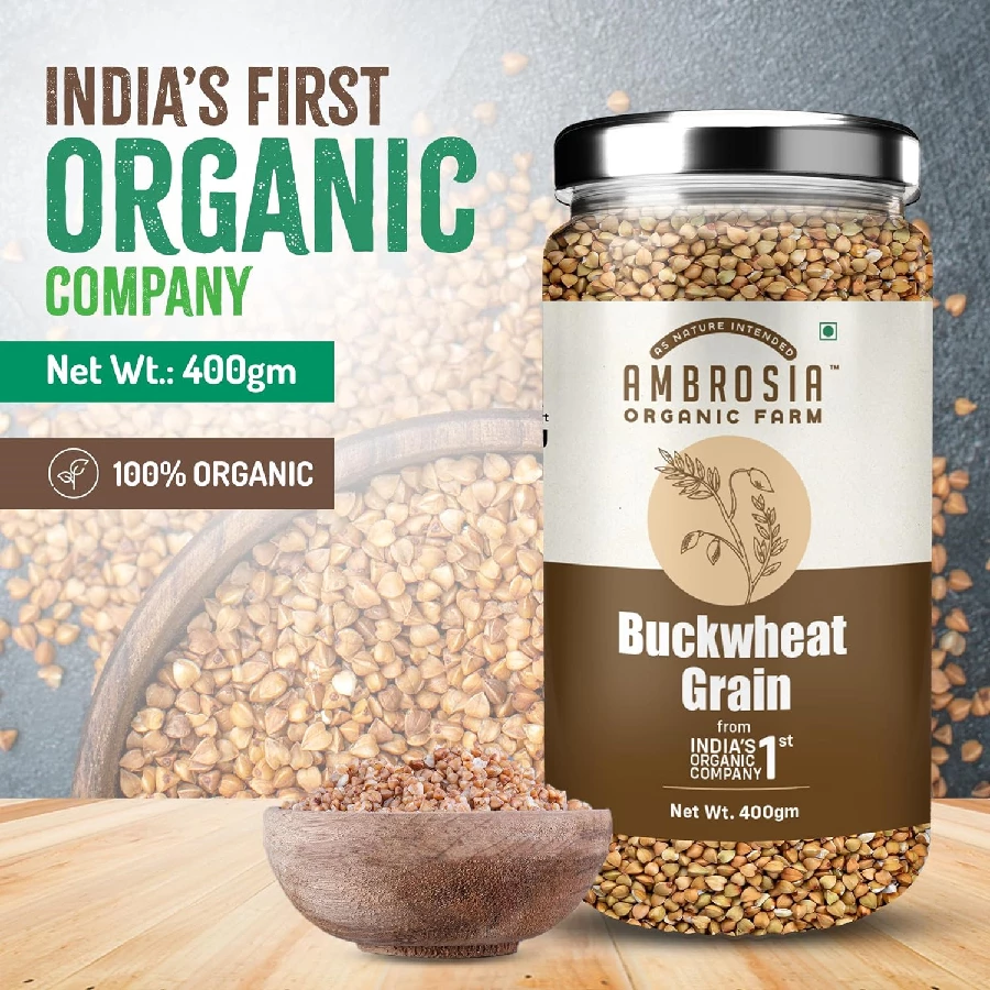 Ambrosia Organic Gluten free Buckwheat Grains (Pack of 2) - Image 3