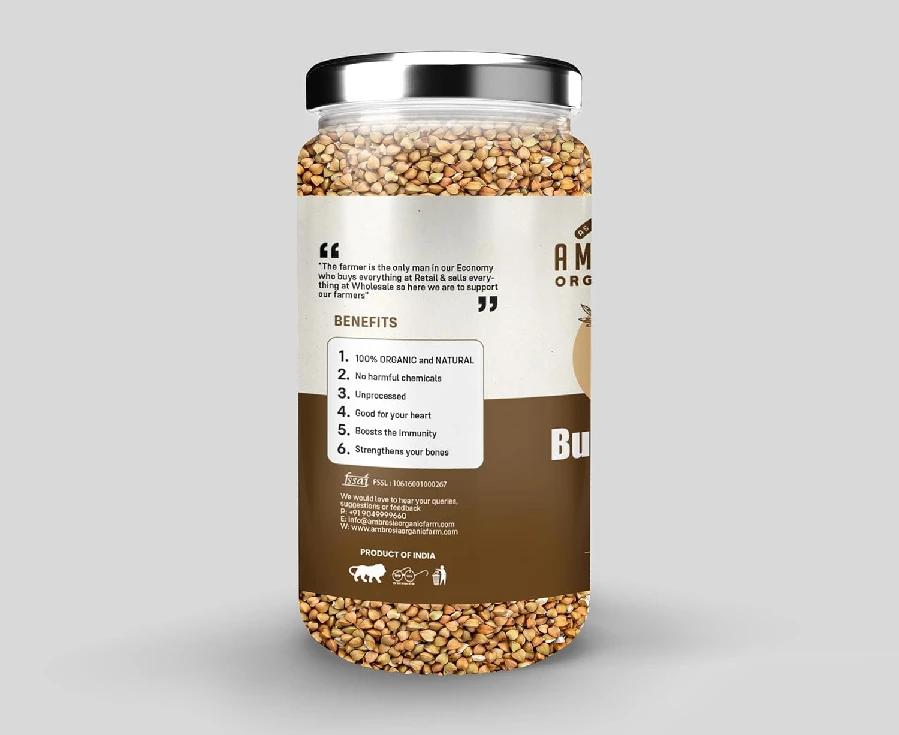Ambrosia Organic Gluten free Buckwheat Grains (Pack of 2) - Image 4