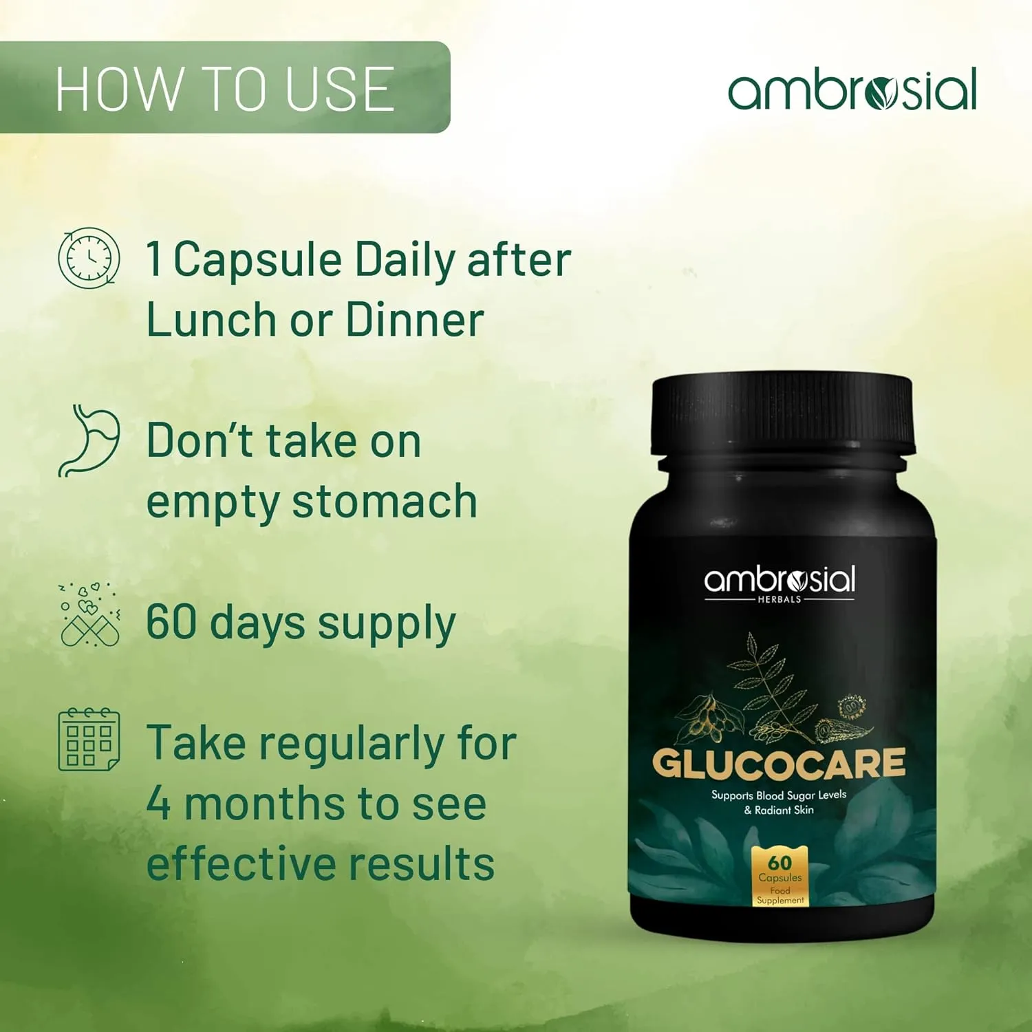 Ambrosial Glucocare Capsules - Image 7