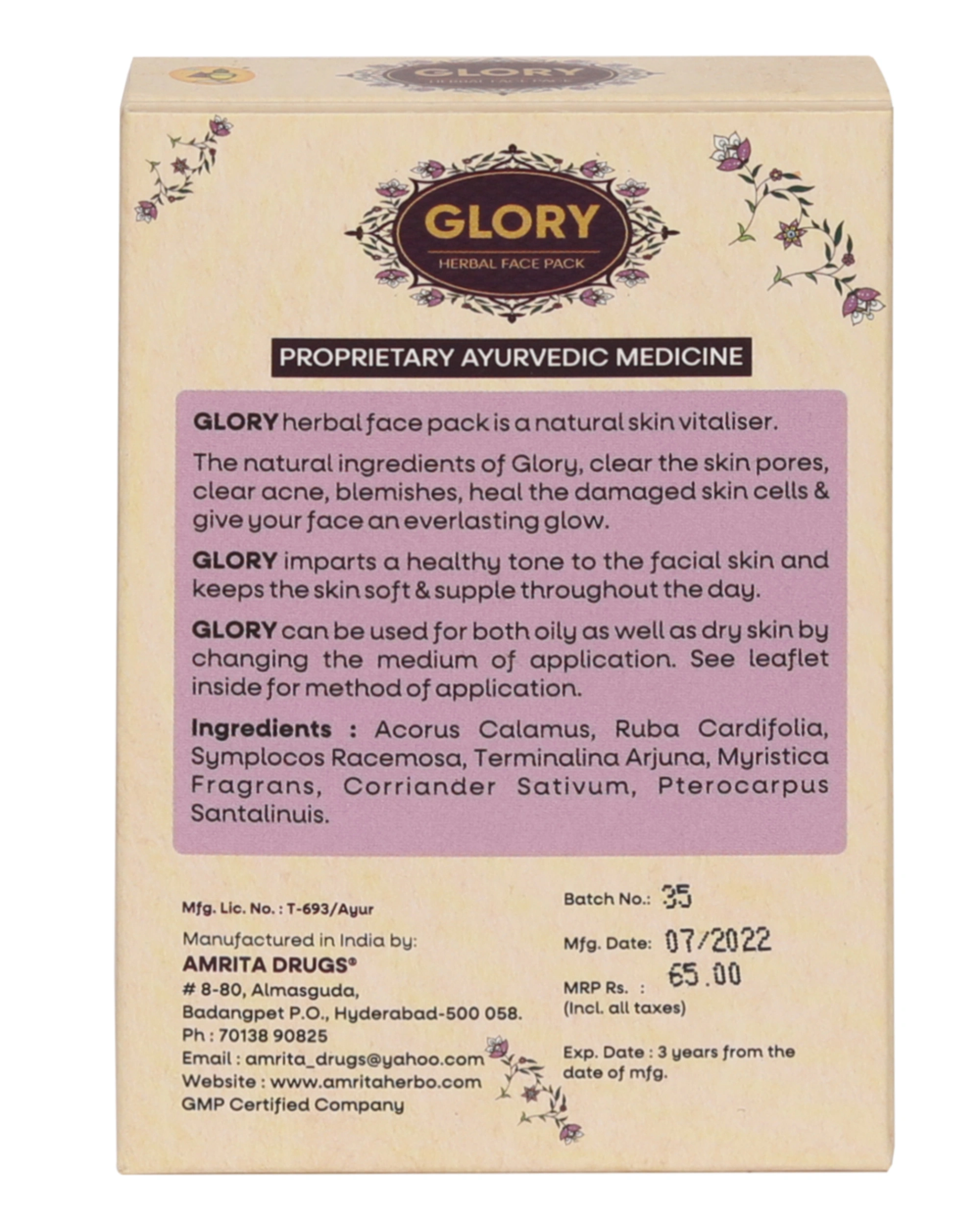 Amrita Glory Face Pack - Image 5