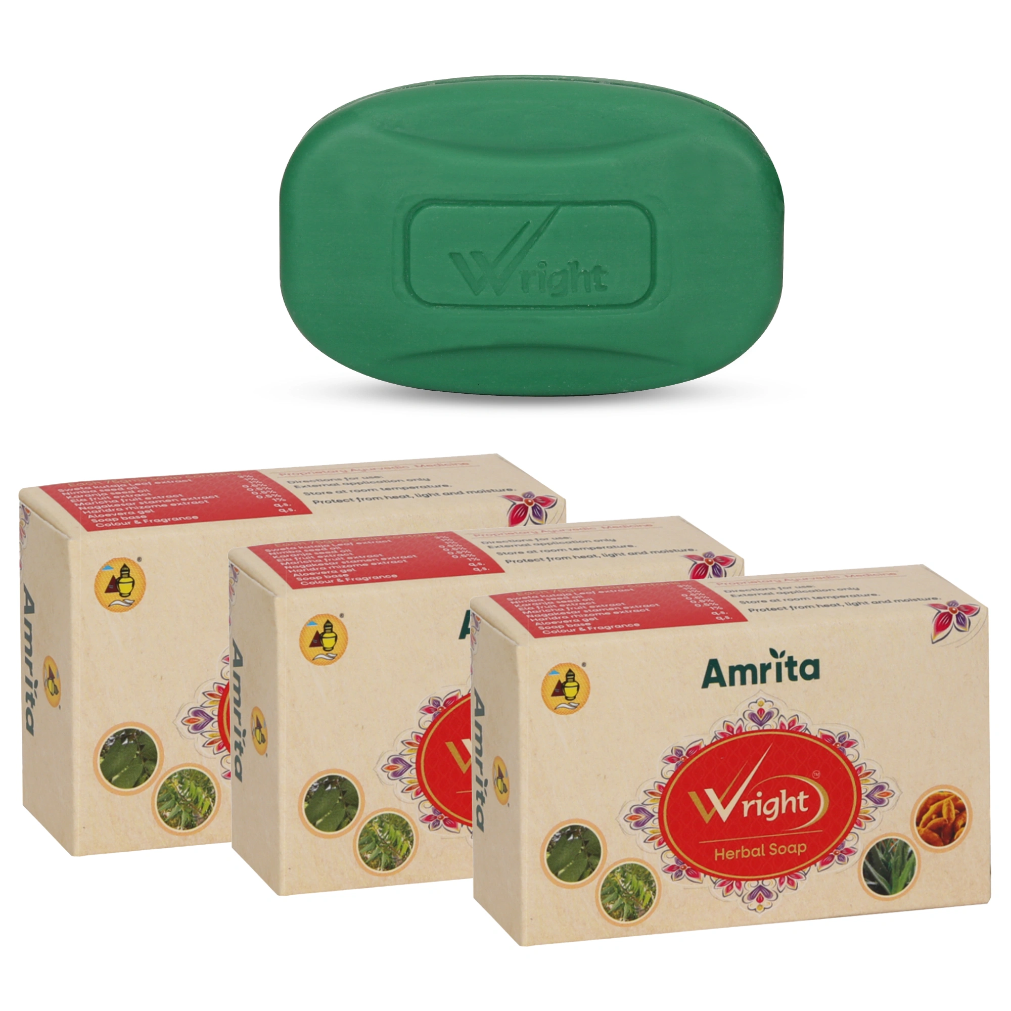 Amrita Wright herbal soap (Pack of 2) - Image 6