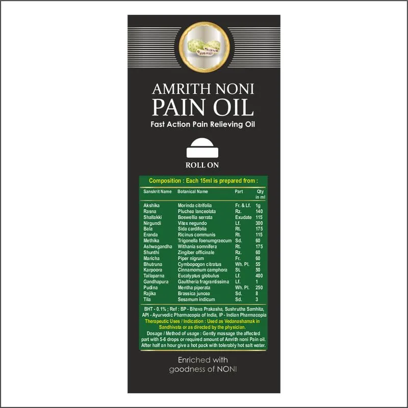 Amrith Noni Pain Oil - Image 2