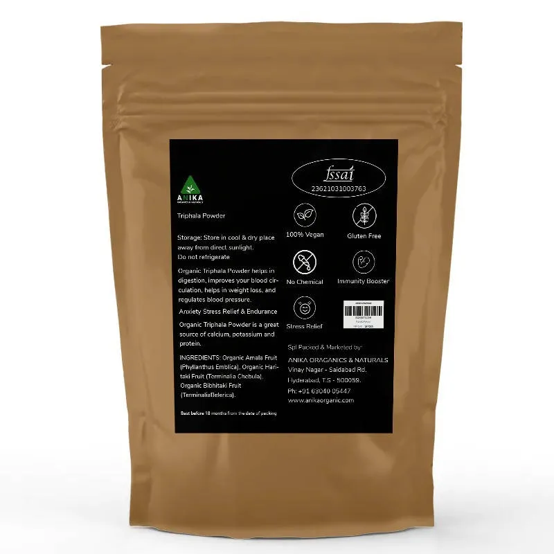 Anika Organics & Naturals Triphala Powder - Image 2