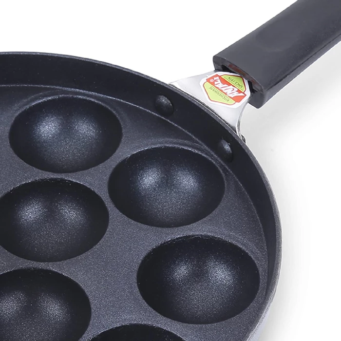 Anjali - DAL12 Diamond Series Aluminium Appa Patra (Black) - Image 2