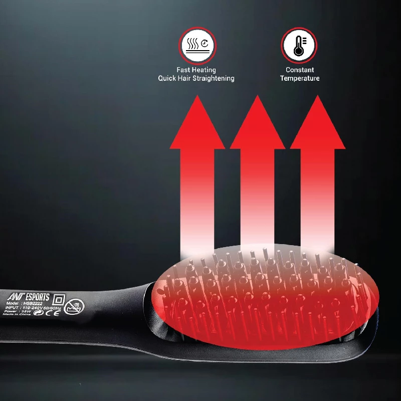 Ant Esports Hair Straightener Brush - Image 2
