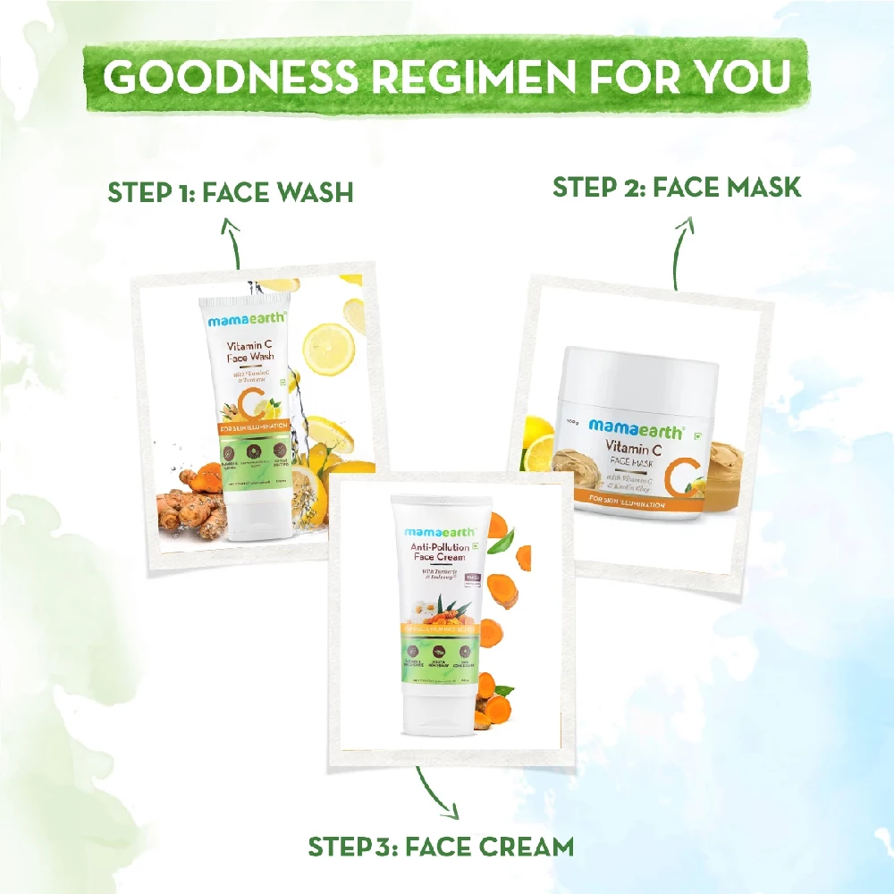 Anti-Pollution Daily Face Cream, for Dry and Oily Skin, with Turmeric and Pollustop For a Bright Glowing Skin - Image 6