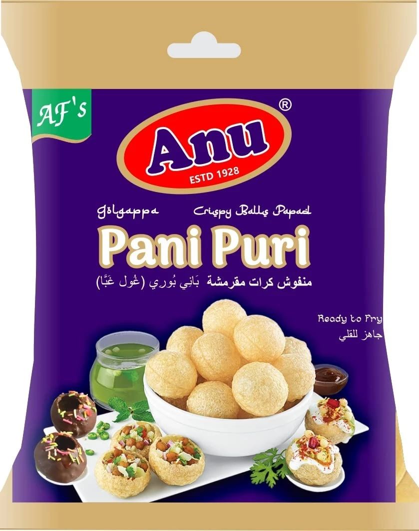 Anu Appalam Papad Anu Dry Golgappa Pani Puri Papad