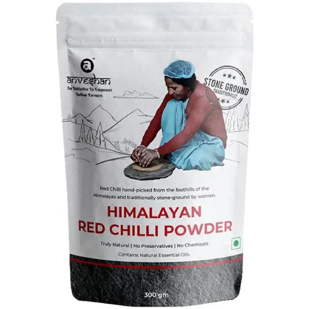 Anveshan Stone-Ground Red Chilli Powder - Hand Ground - Image 2