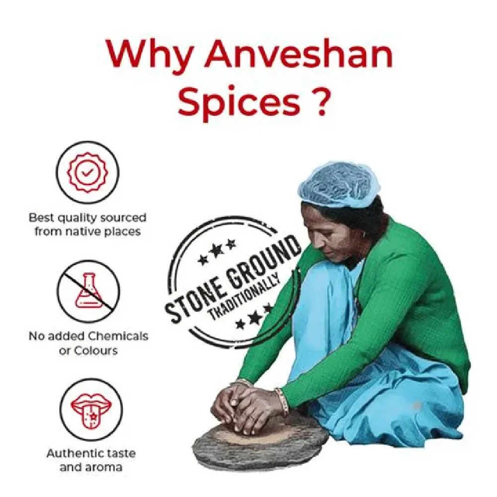 Anveshan Stone-Ground Red Chilli Powder - Hand Ground - Image 4