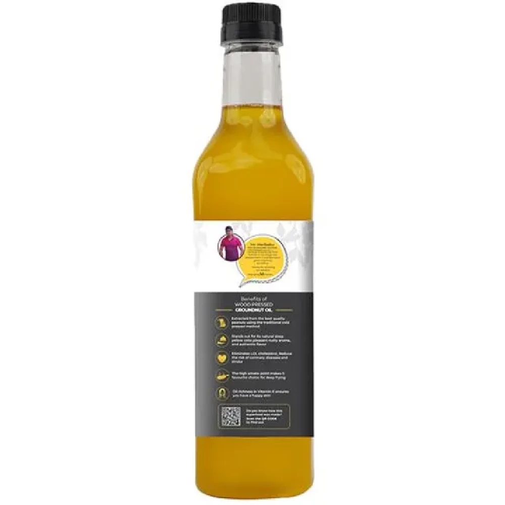 Anveshan Wood Cold Pressed Groundnut/Peanut Cooking Oil - Image 2
