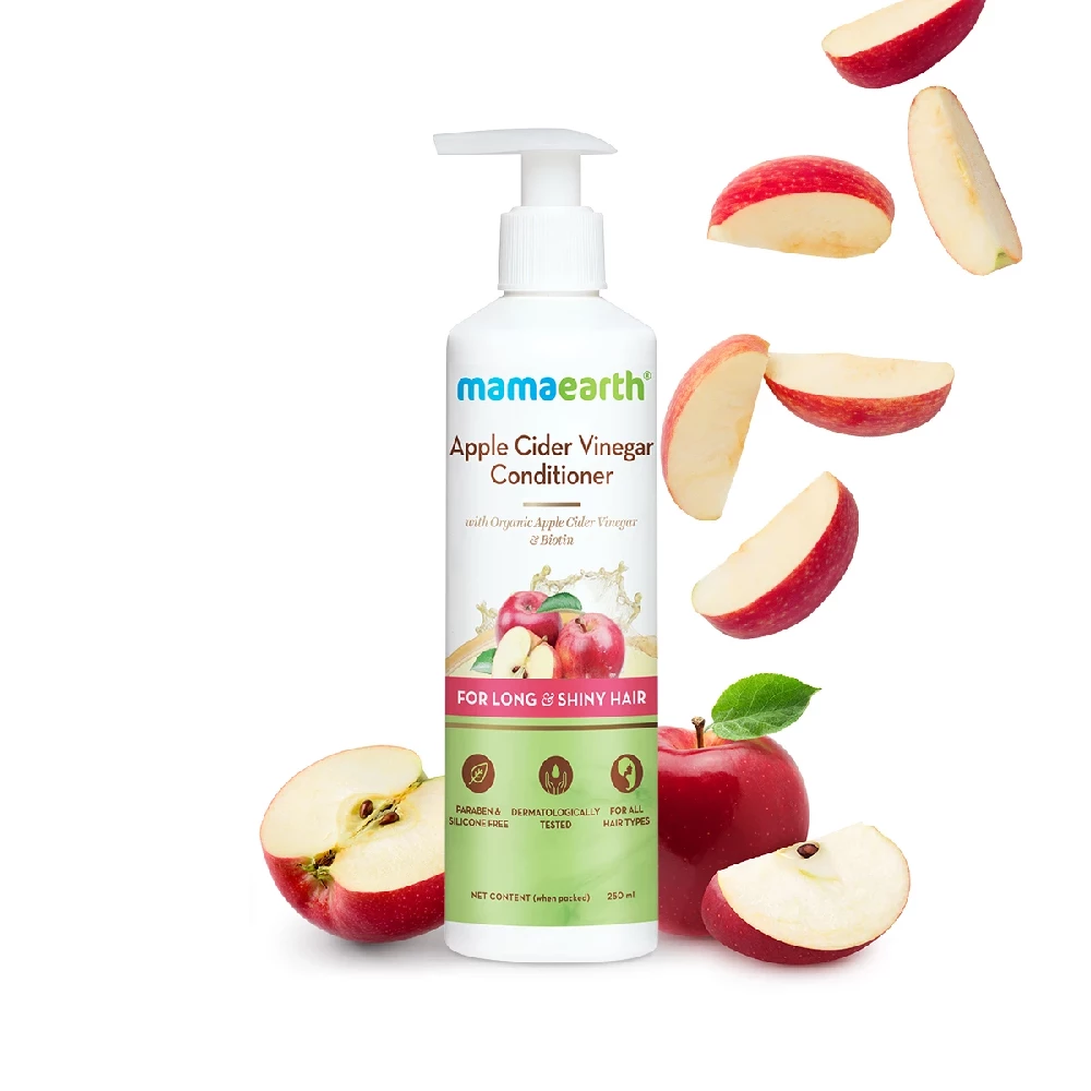 Apple Cider Vinegar Conditioner with Organic Apple Cider Vinegar and Biotin for Long and Shiny Hair - Image 1