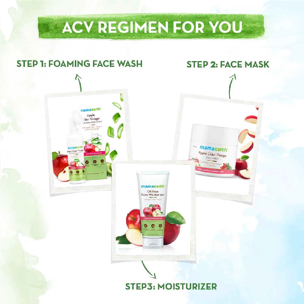 Apple Cider Vinegar Face Mask With Apple Cider Vinegar & Rosehip Oil for Clear and Glowing Skin - Image 5