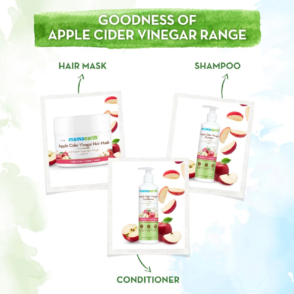 Apple Cider Vinegar Hair Mask with Organic Apple Cider Vinegar and Biotin for Long and Shiny Hair - Image 6
